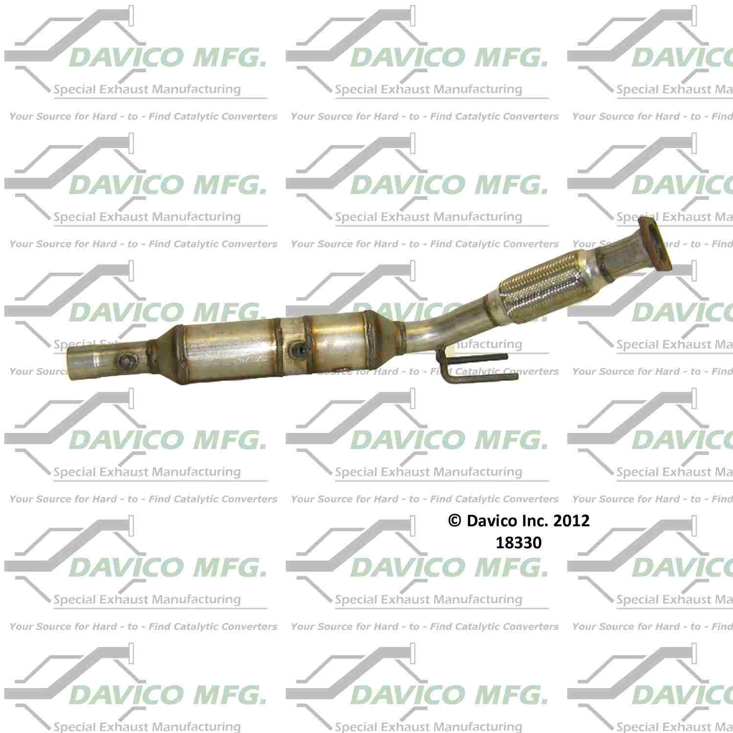 Davico Mfg Exact-Fit Catalytic Converter 18330