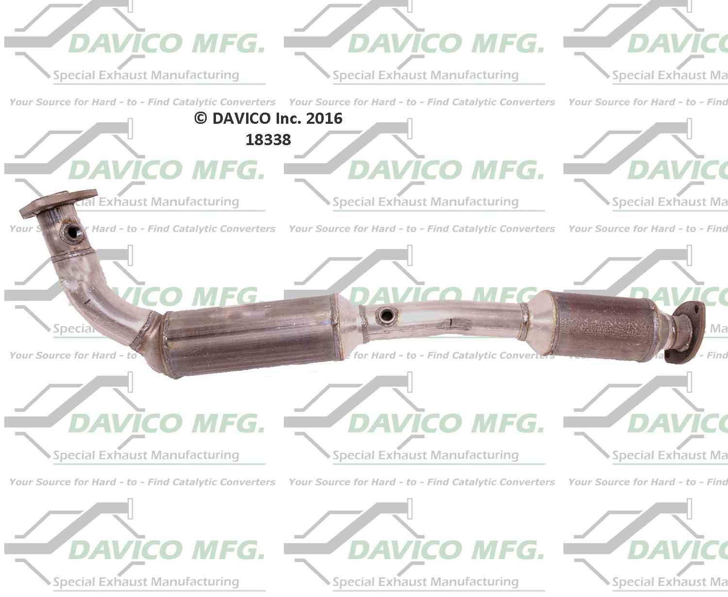 Davico Mfg Exact-Fit Catalytic Converter 18338