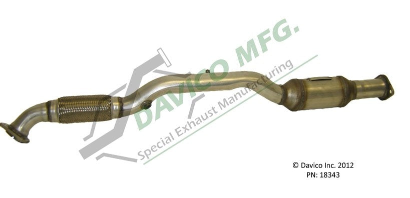 Davico Mfg Exact-Fit Catalytic Converter 18343