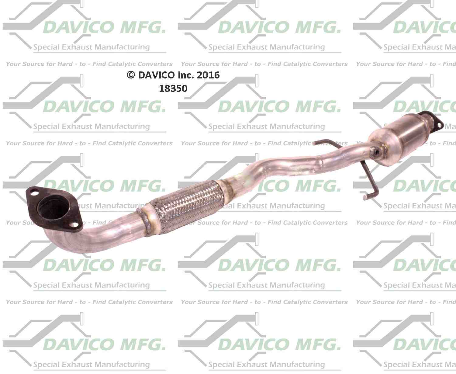 Davico Mfg Exact-Fit Catalytic Converter 18350