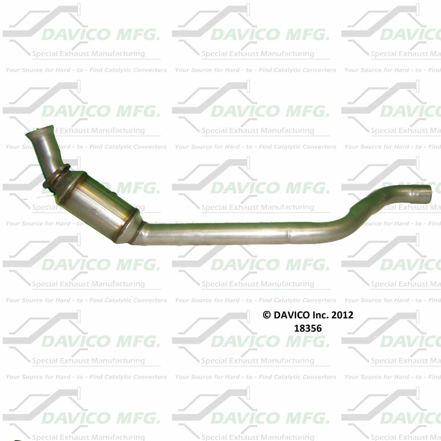 Davico Mfg Exact-Fit Catalytic Converter 18356