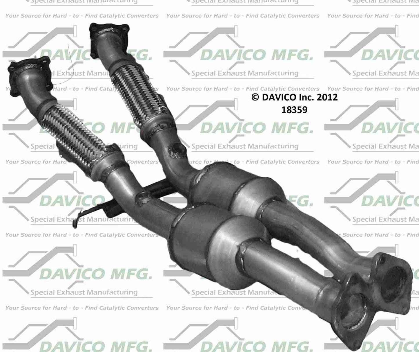 Davico Mfg Exact-Fit Catalytic Converter 18359