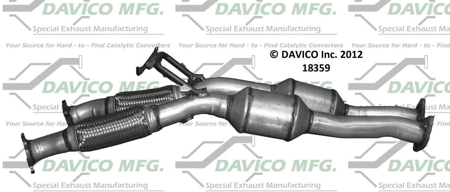 Davico Mfg Exact-Fit Catalytic Converter 18359