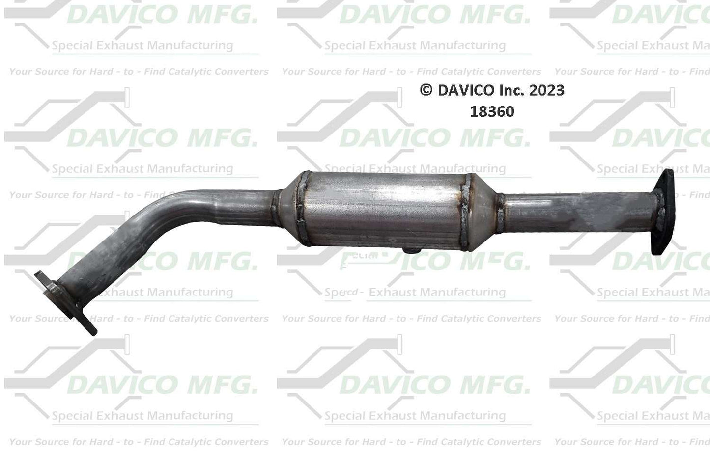 Davico Mfg Exact-Fit Catalytic Converter 18360