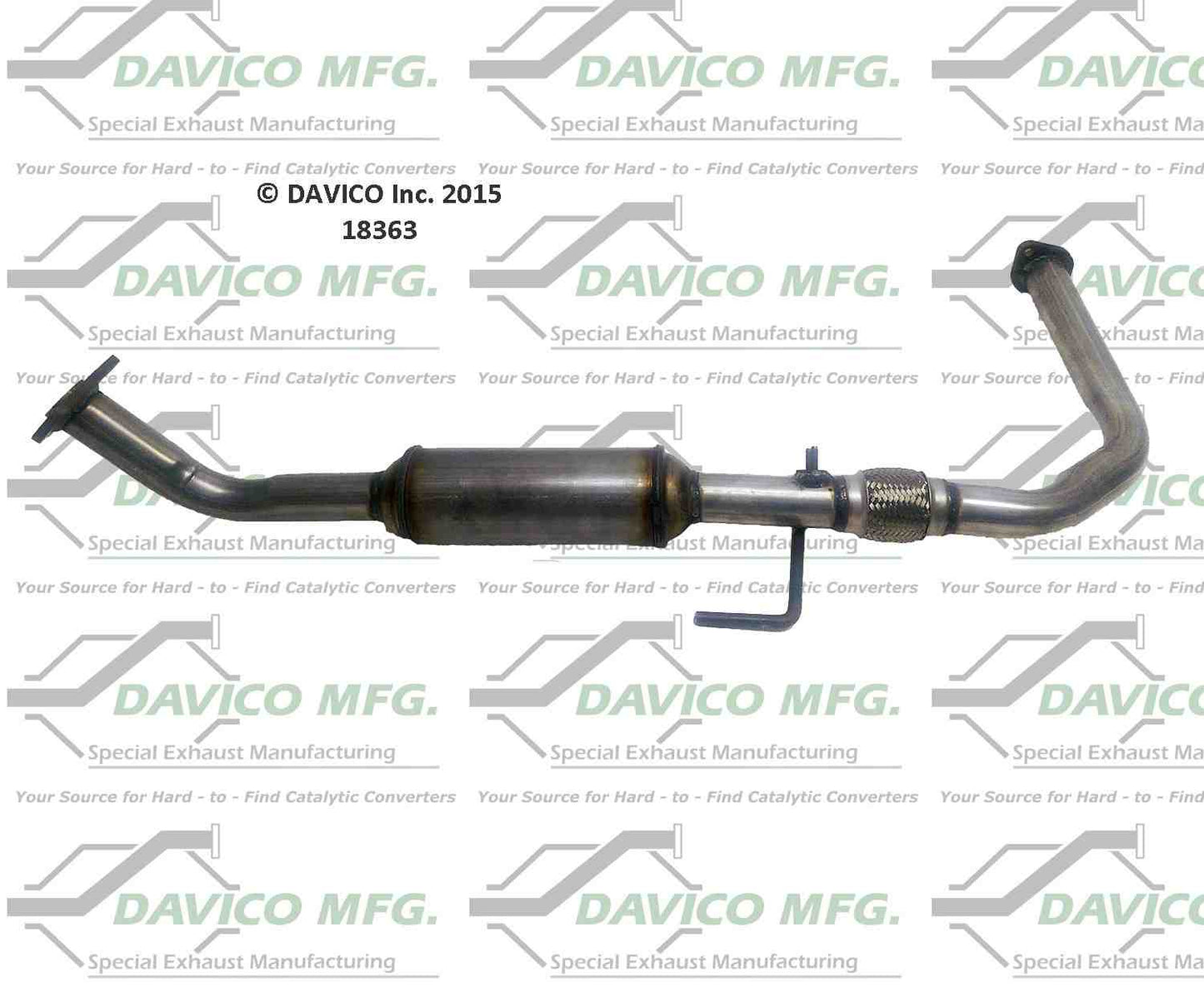 Davico Mfg Exact-Fit Catalytic Converter 18363