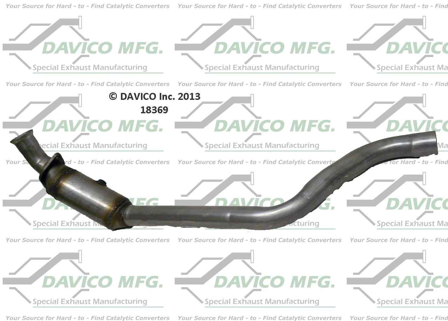 Davico Mfg Exact-Fit Catalytic Converter 18369