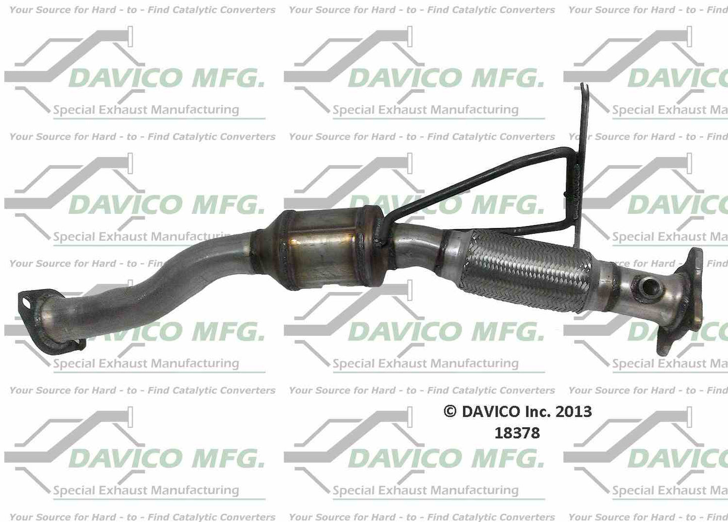 Davico Mfg Exact-Fit Catalytic Converter 18378