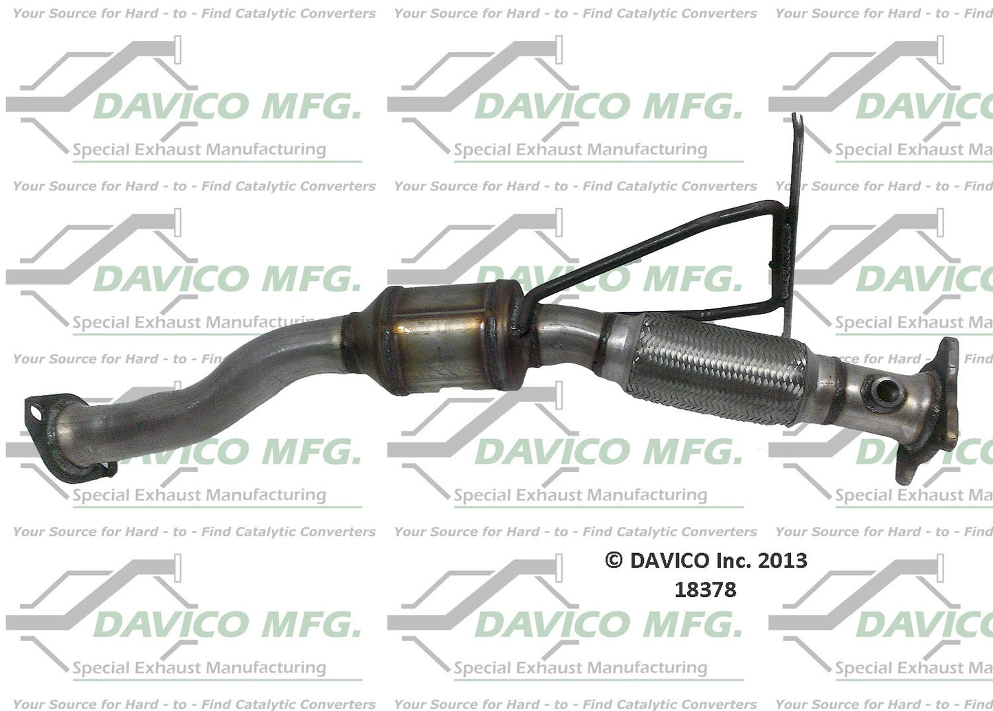 Davico Mfg Exact-Fit Catalytic Converter 18378