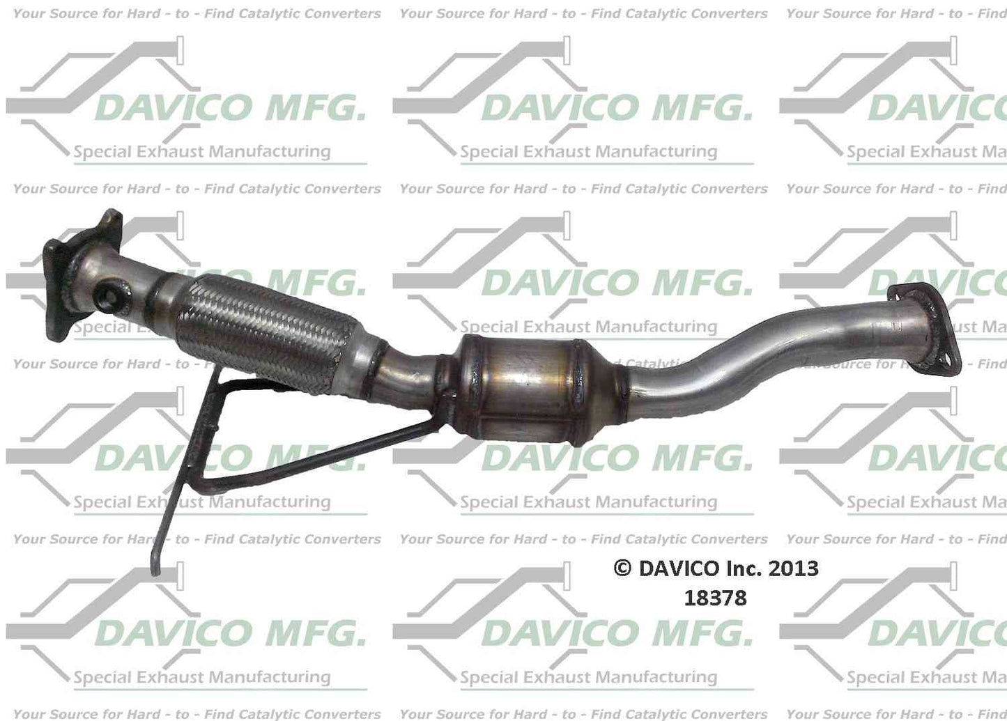 Davico Mfg Exact-Fit Catalytic Converter 18378
