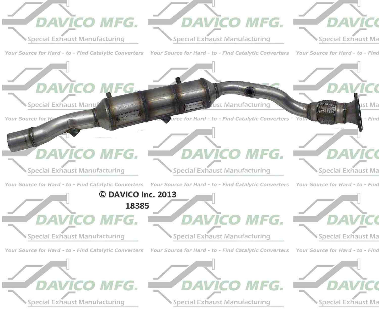 Davico Mfg Exact-Fit Catalytic Converter 18385