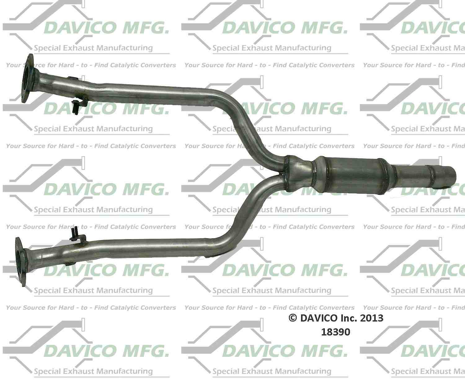 Davico Mfg Exact-Fit Catalytic Converter 18390