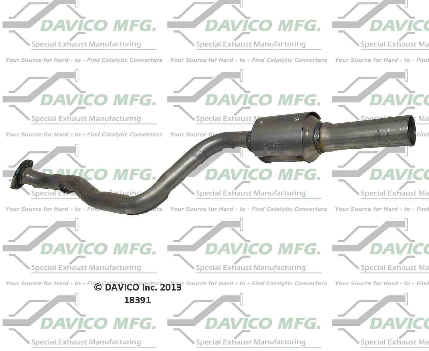 Davico Mfg Exact-Fit Catalytic Converter 18391
