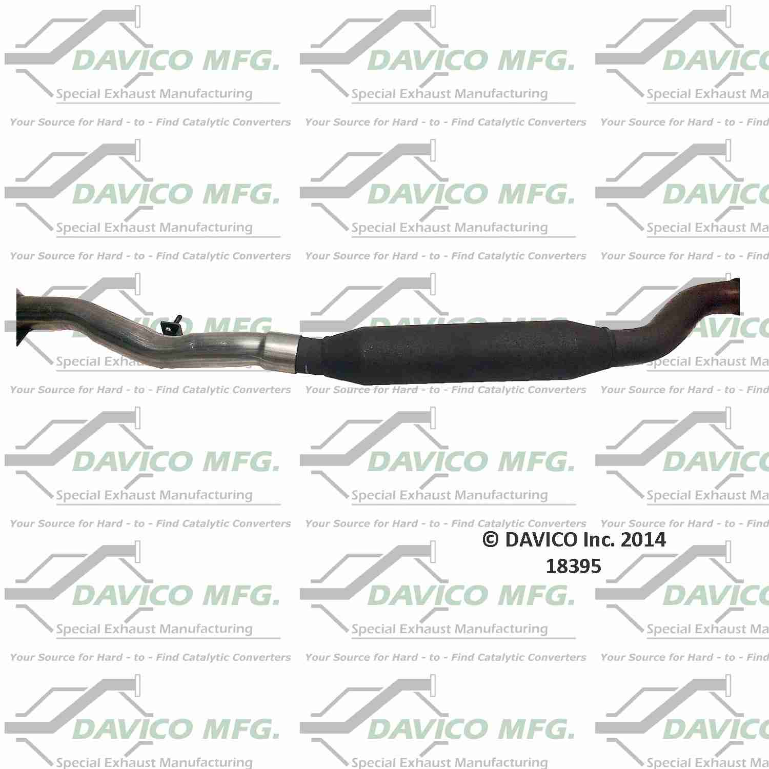 Davico Mfg Exact-Fit Catalytic Converter 18395