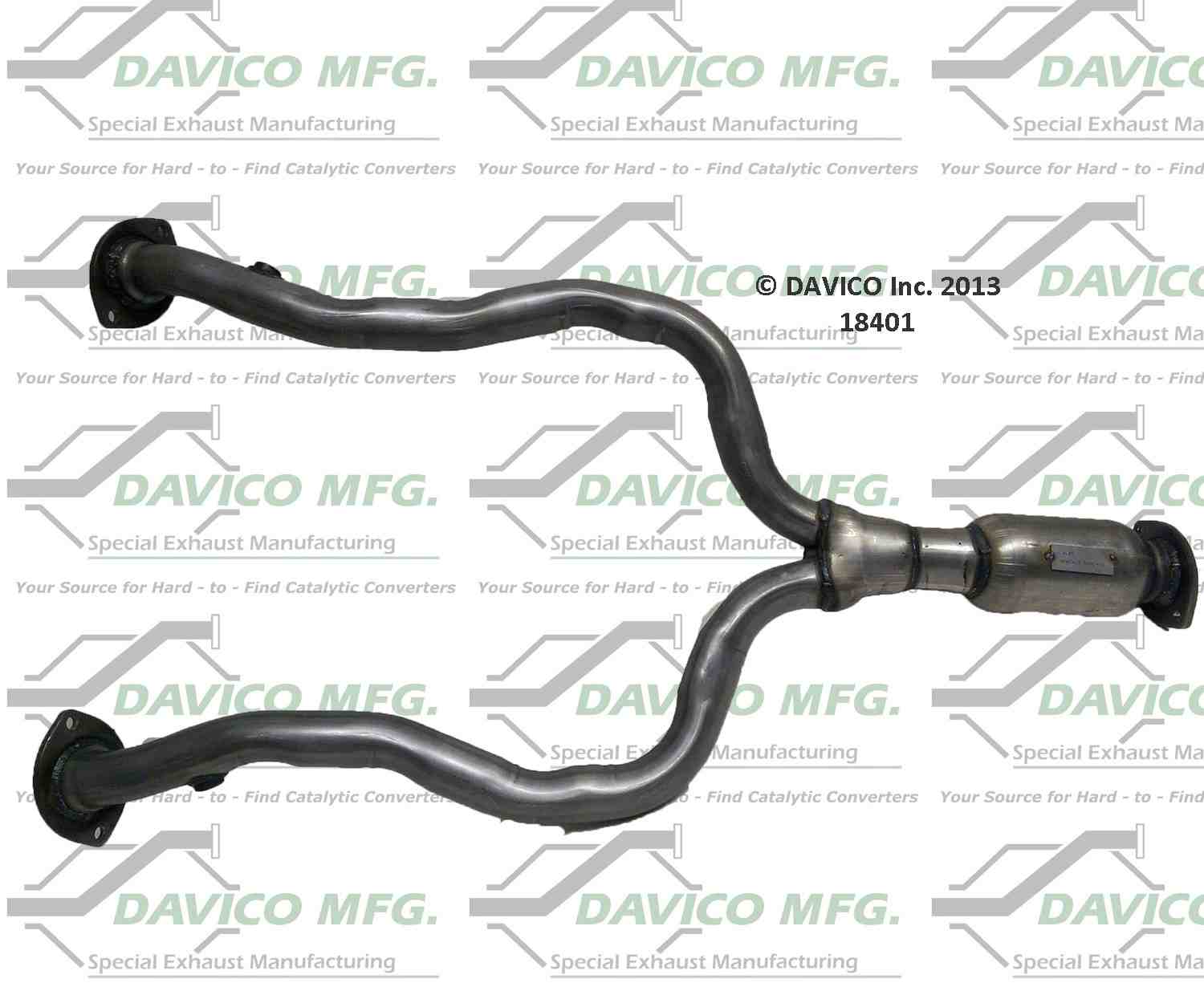 Davico Mfg Exact-Fit Catalytic Converter 18401
