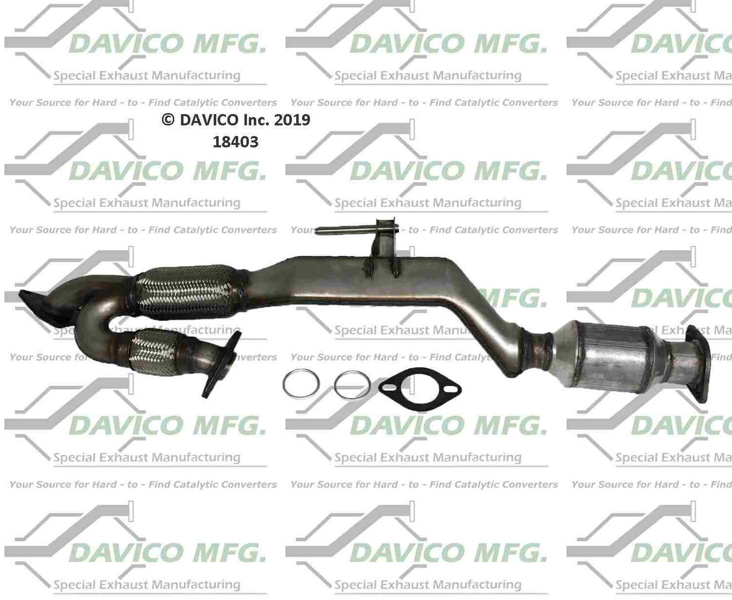 Davico Mfg Exact-Fit Catalytic Converter 18403