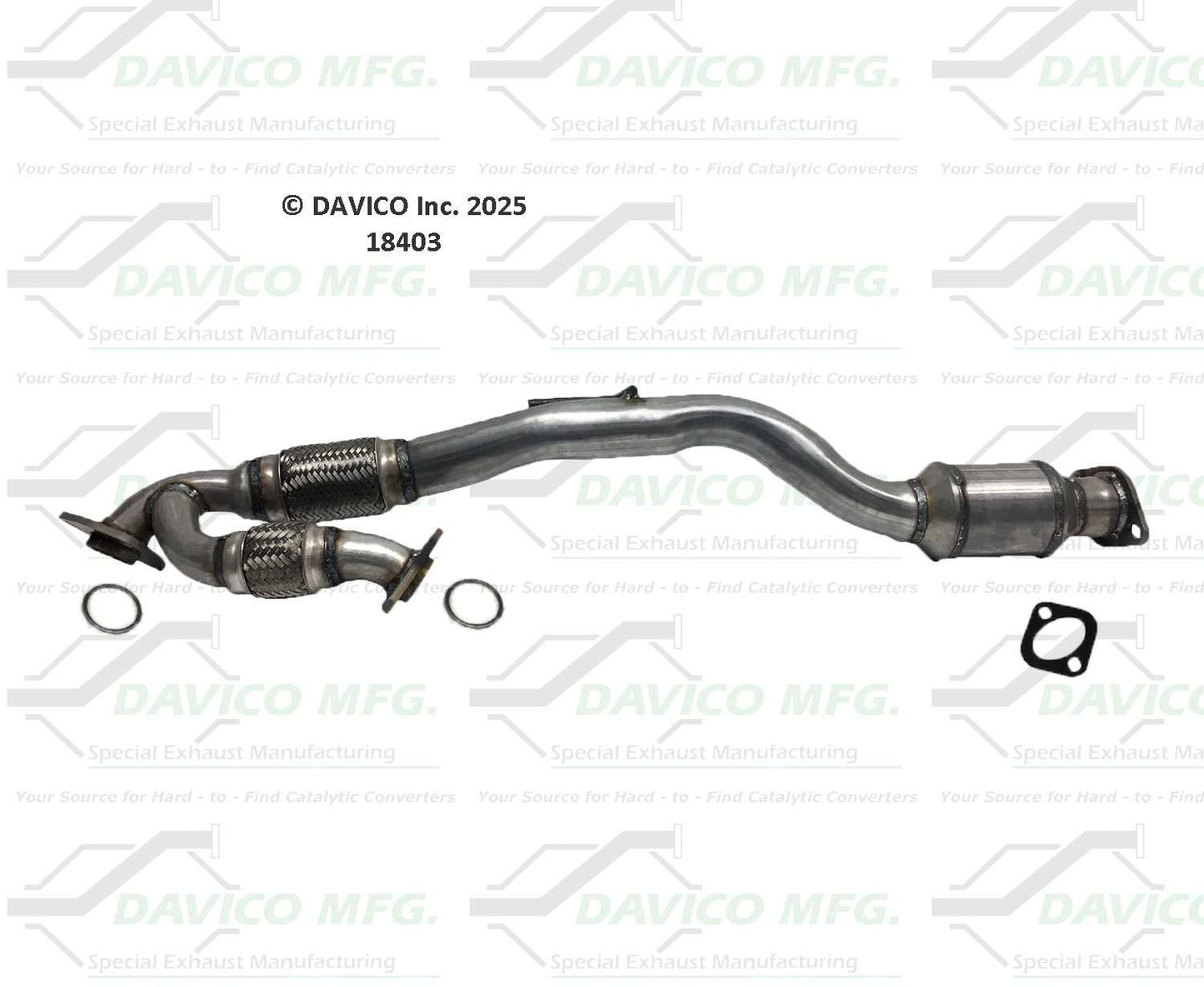 Davico Mfg Exact-Fit Catalytic Converter 18403