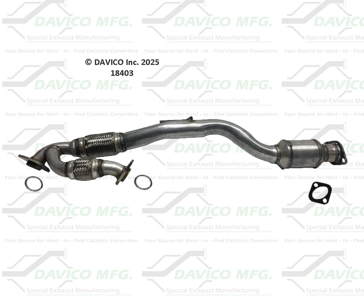 Davico Mfg Exact-Fit Catalytic Converter 18403