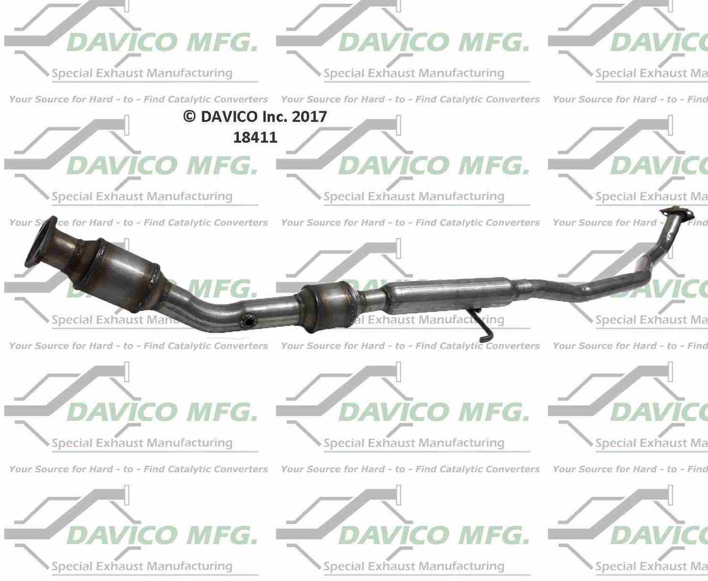 Davico Mfg Exact-Fit Catalytic Converter 18411