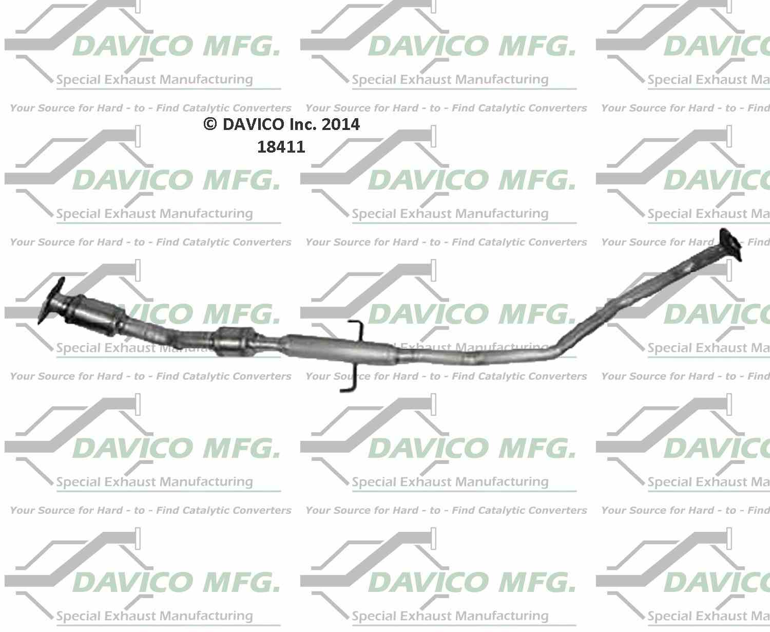 Davico Mfg Catalytic Converter 18411
