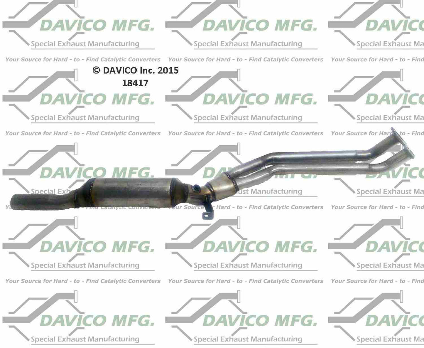 Davico Mfg Exact-Fit Catalytic Converter 18417