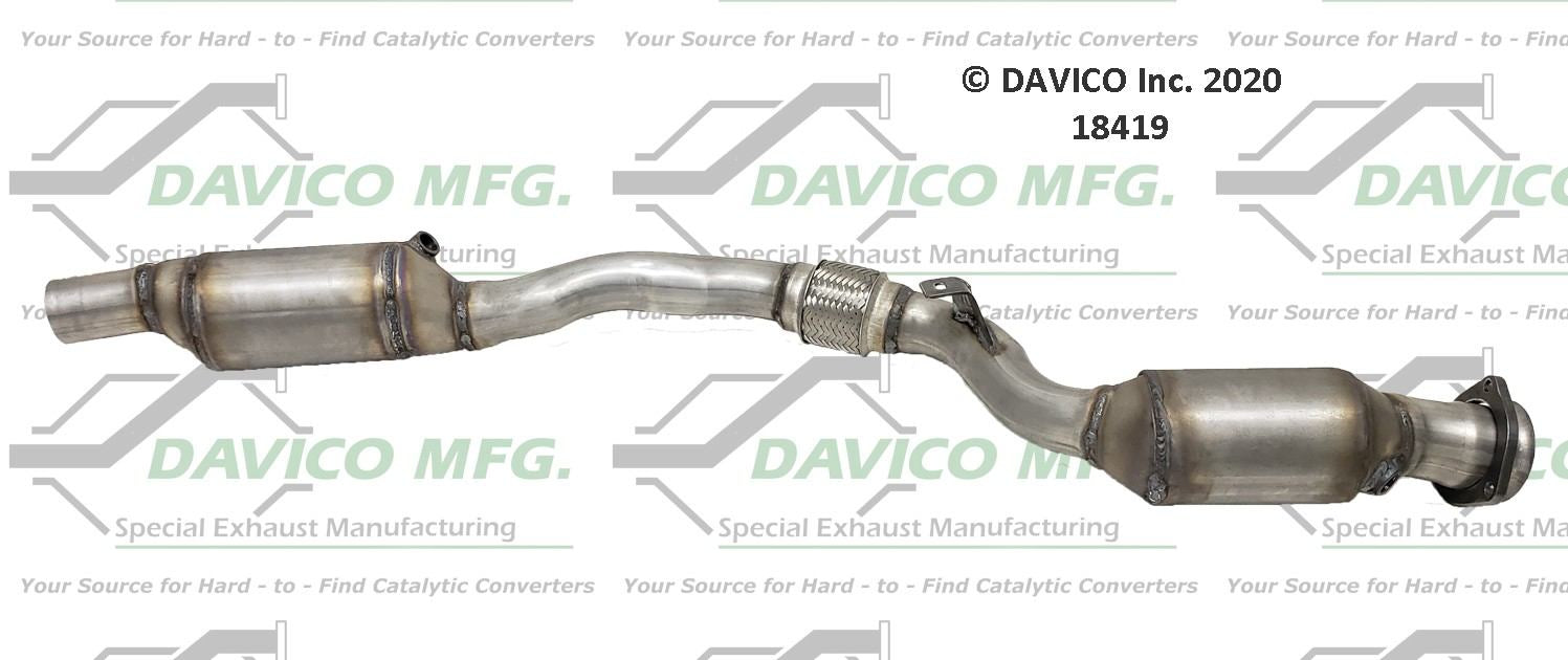 Davico Mfg Exact-Fit Catalytic Converter 18419