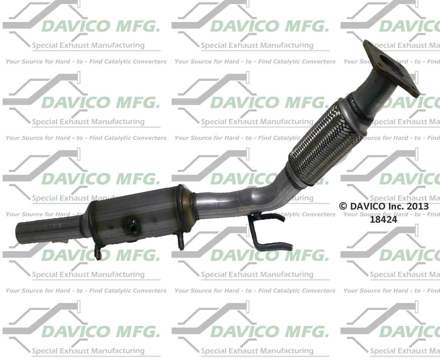 Davico Mfg Exact-Fit Catalytic Converter 18424