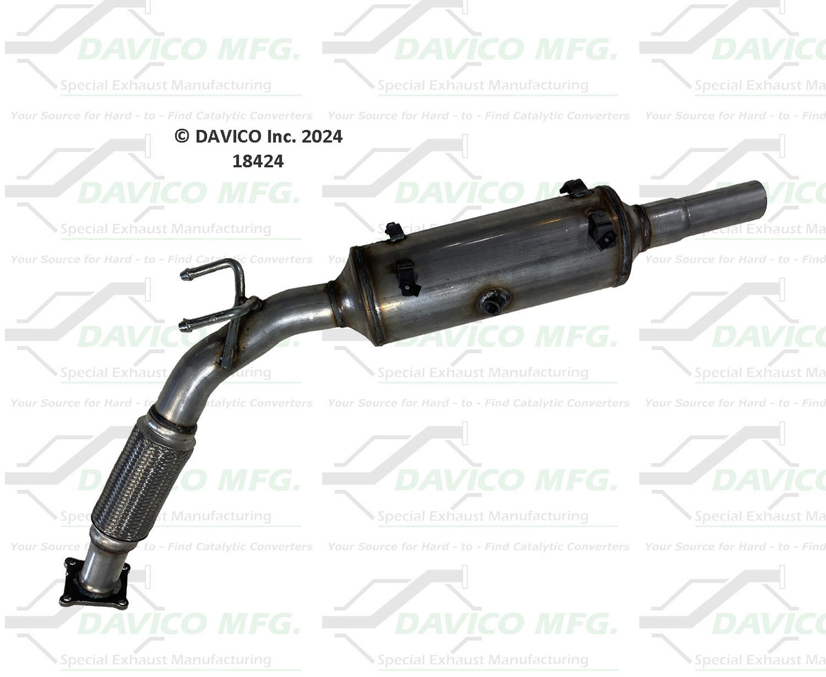 Davico Mfg Exact-Fit Catalytic Converter 18424