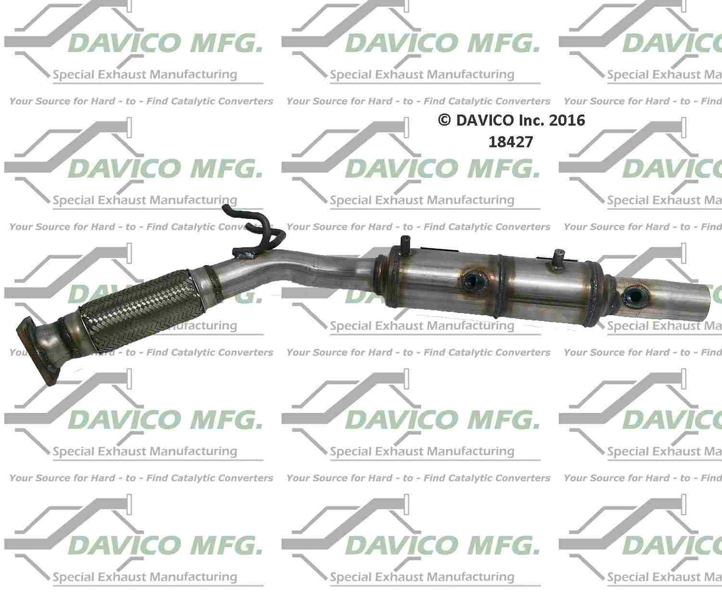 Davico Mfg Exact-Fit Catalytic Converter 18427