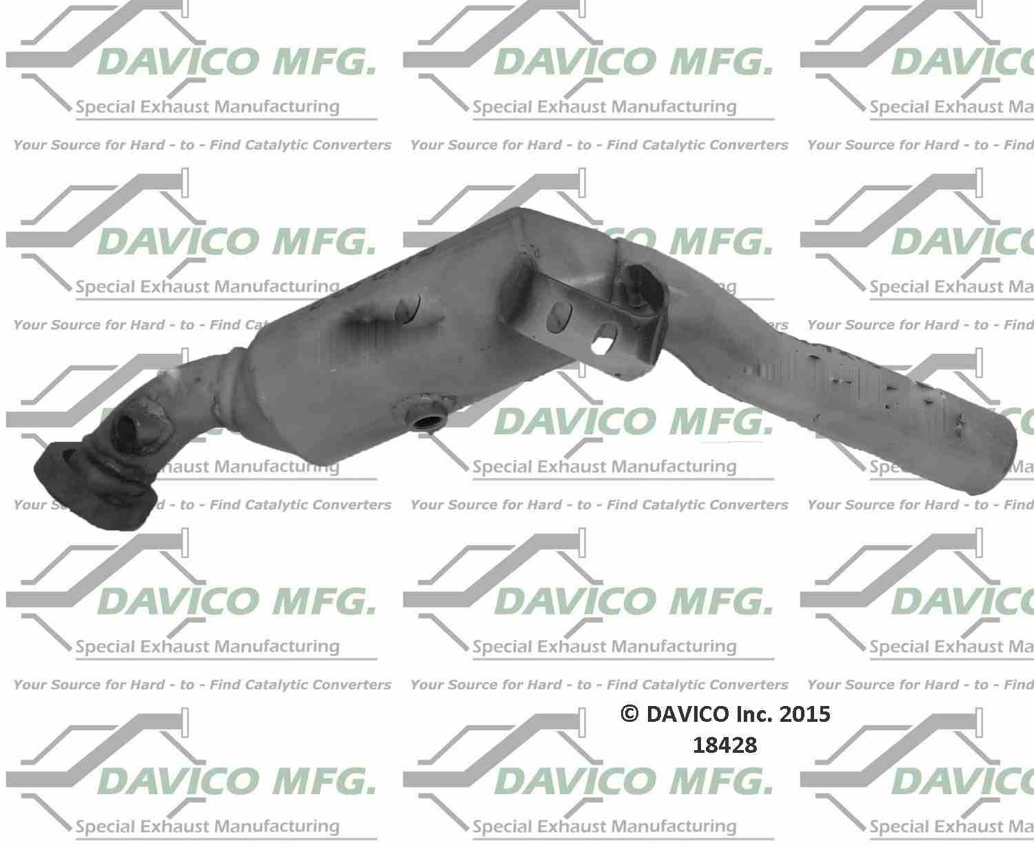 Davico Mfg Direct Fit Catalytic Converter 18428