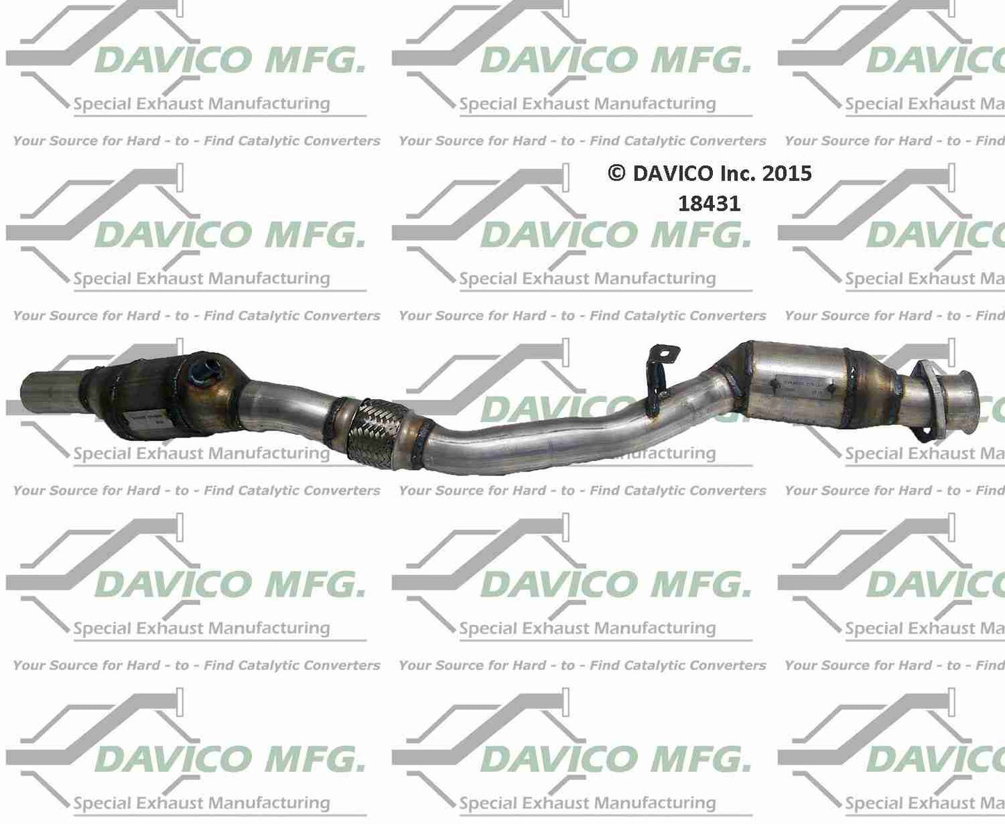 Davico Mfg Exact-Fit Catalytic Converter 18431