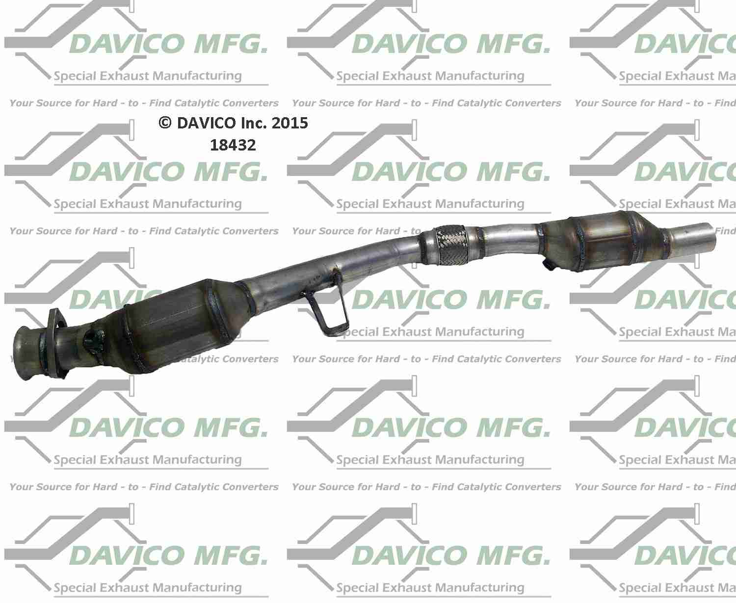 Davico Mfg Exact-Fit Catalytic Converter 18432