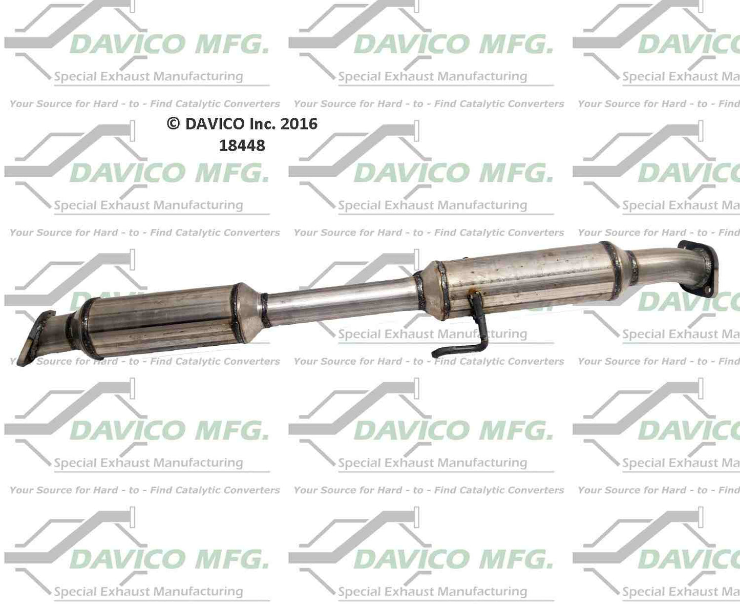 Davico Mfg Exact-Fit Catalytic Converter 18448