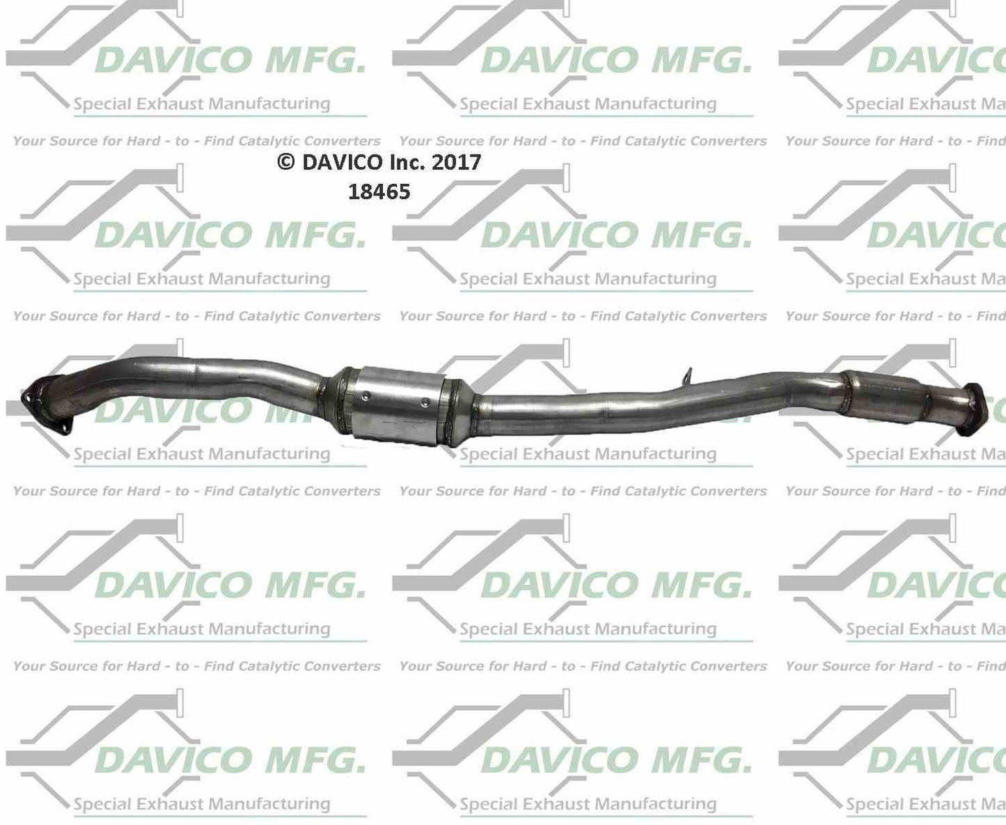Davico Mfg Exact-Fit Catalytic Converter 18465
