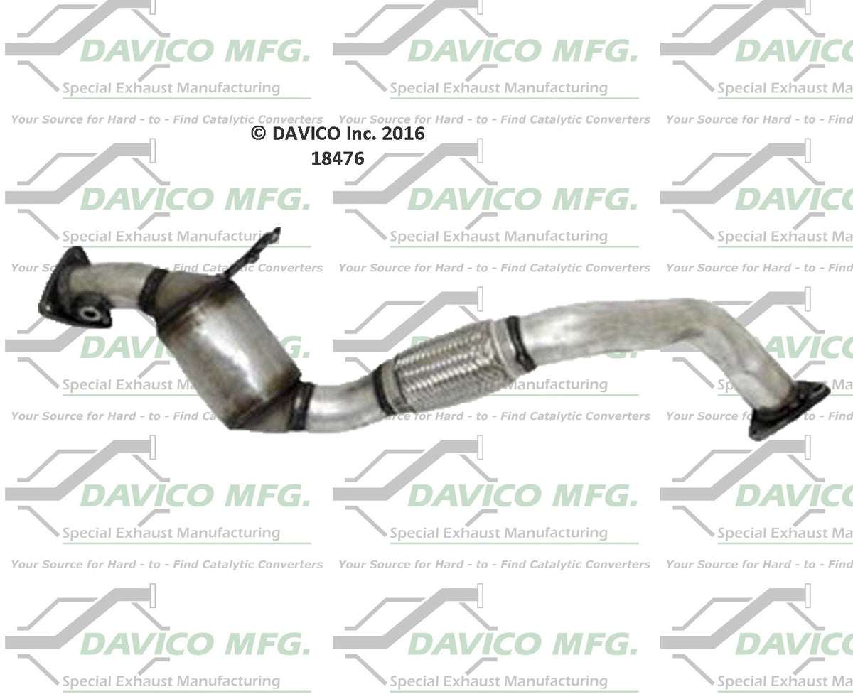 Davico Mfg Exact-Fit Catalytic Converter 18476