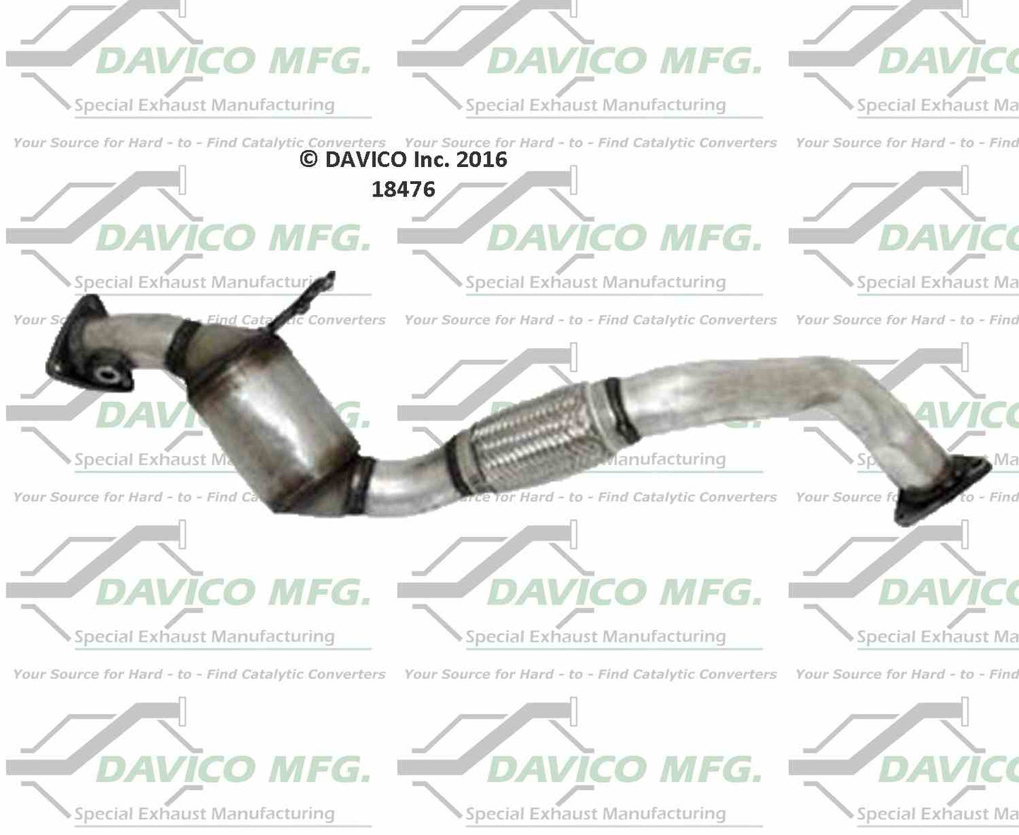 Davico Mfg Exact-Fit Catalytic Converter 18476