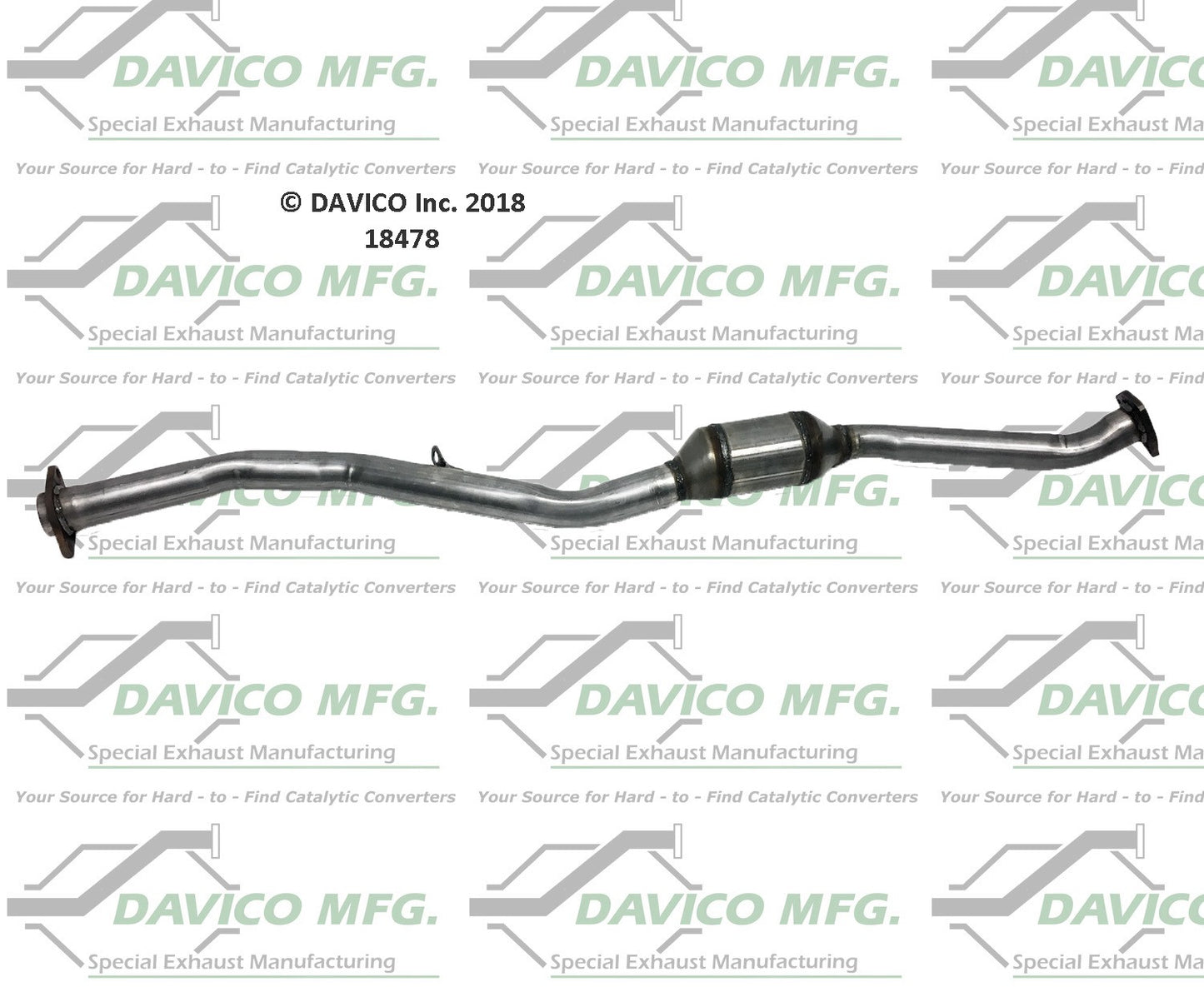 Davico Mfg Exact-Fit Catalytic Converter 18478