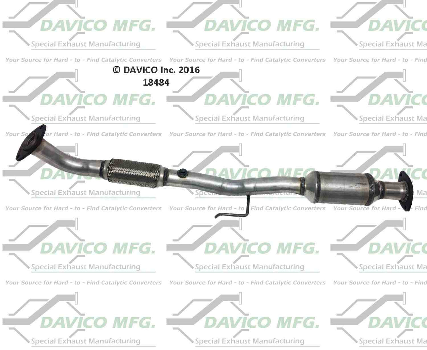 Davico Mfg Exact-Fit Catalytic Converter 18484