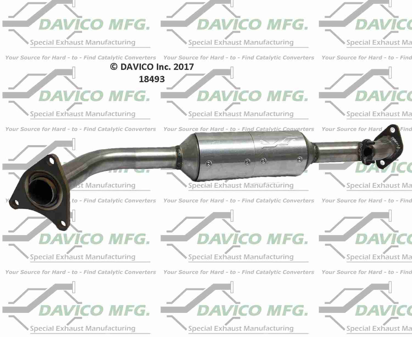 Davico Mfg Exact-Fit Catalytic Converter 18493