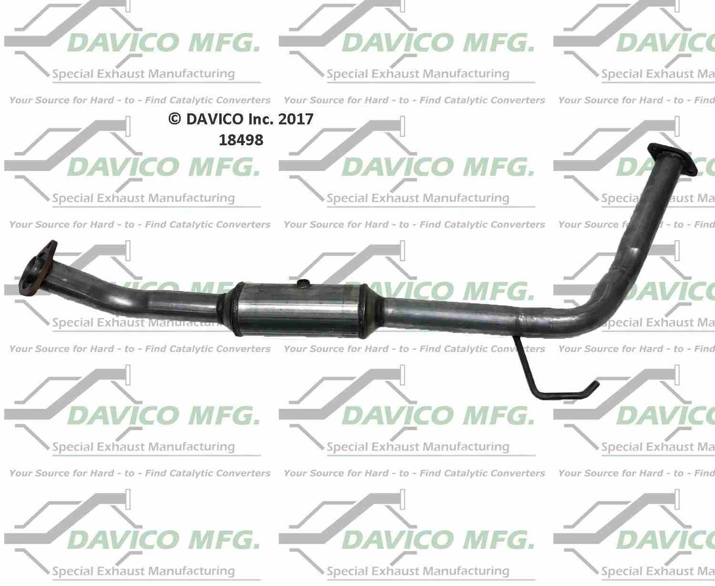 Davico Mfg Exact-Fit Catalytic Converter 18498