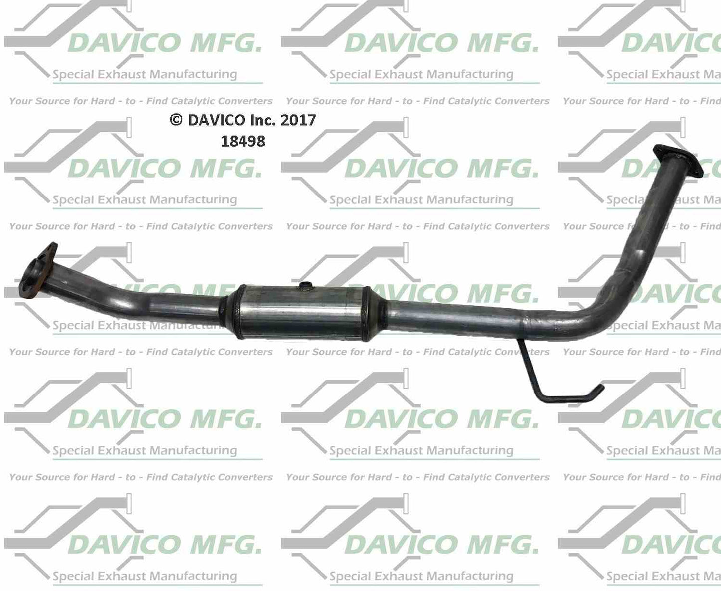 Davico Mfg Exact-Fit Catalytic Converter 18498