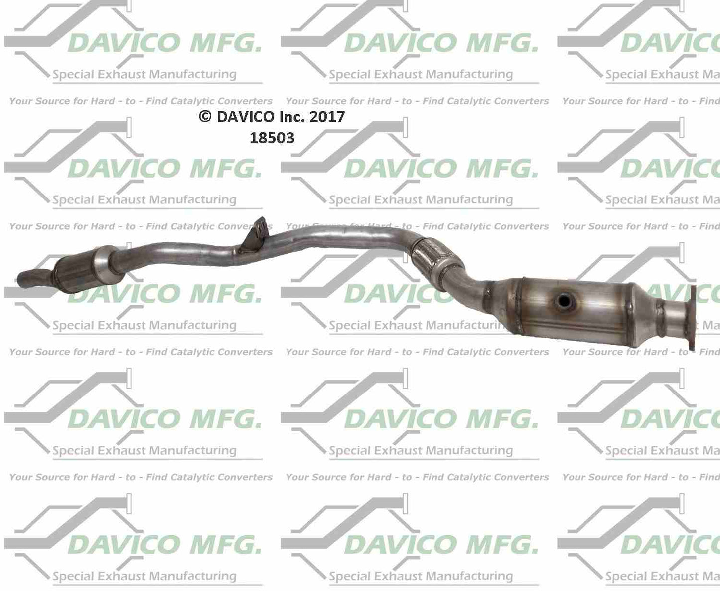 Davico Mfg Exact-Fit Catalytic Converter 18503