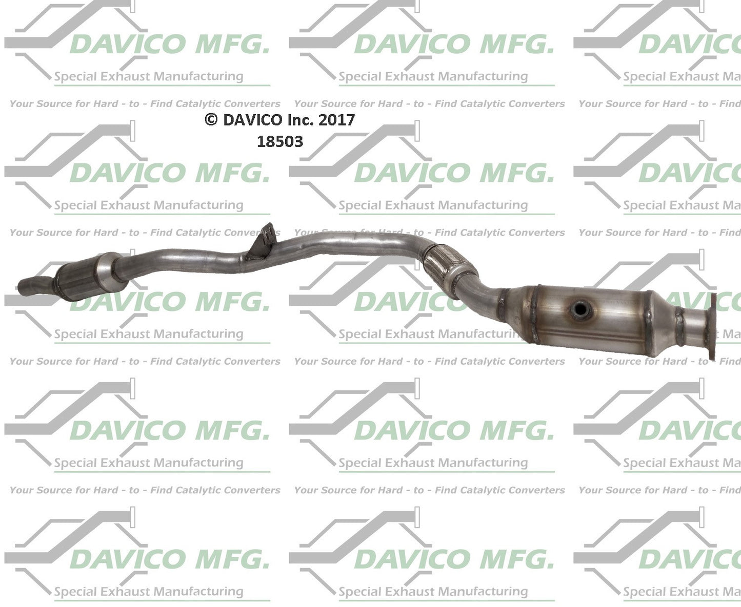 Davico Mfg Exact-Fit Catalytic Converter 18503
