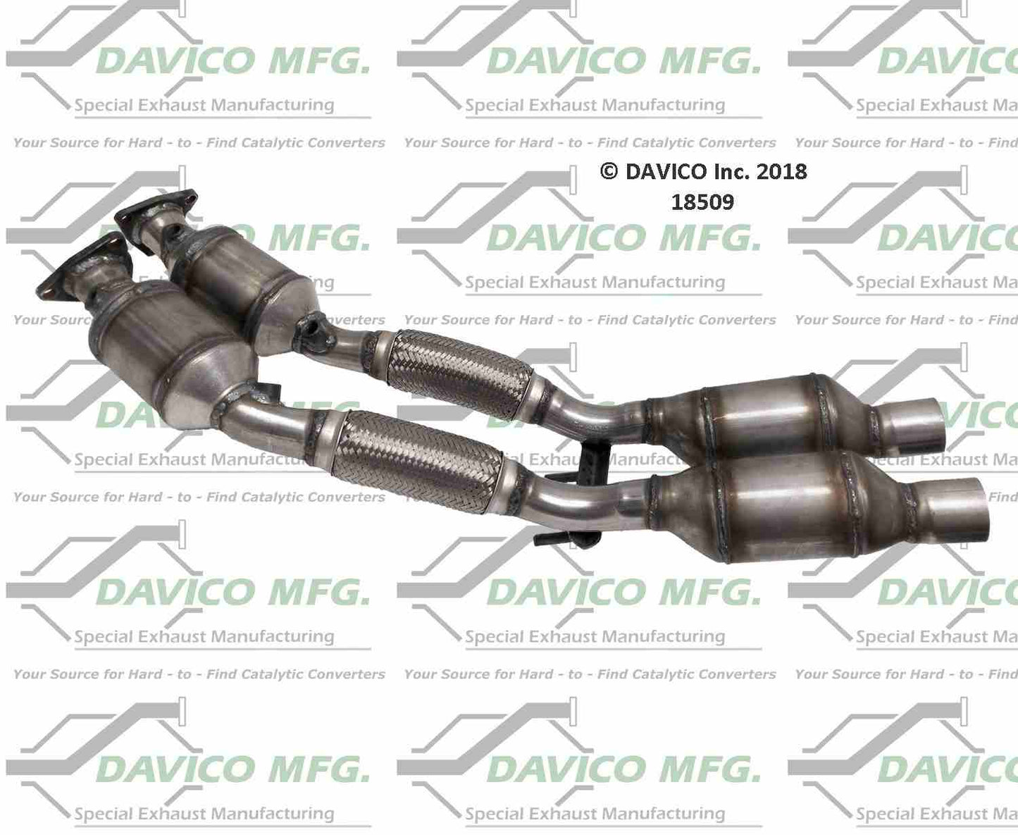 Davico Mfg Exact-Fit Catalytic Converter 18509