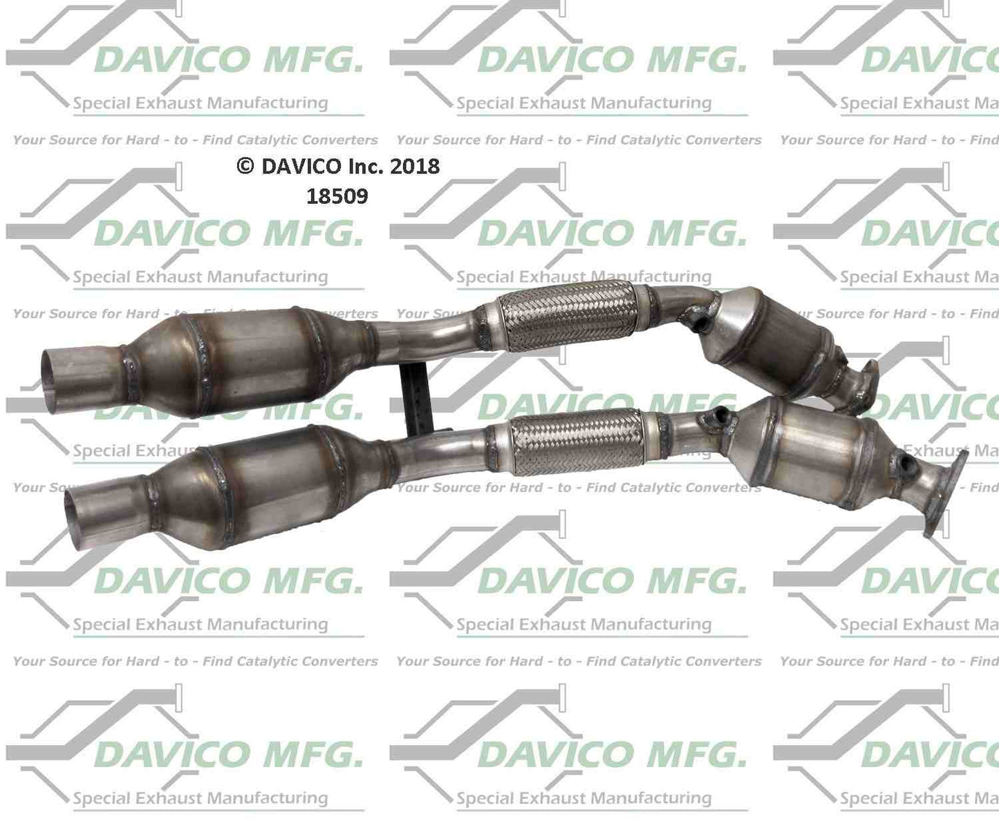 Davico Mfg Exact-Fit Catalytic Converter 18509