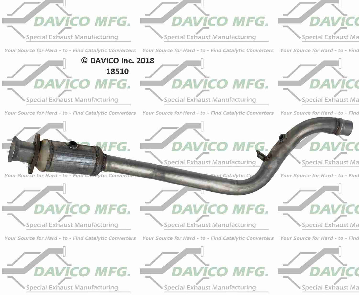 Davico Mfg Exact-Fit Catalytic Converter 18510