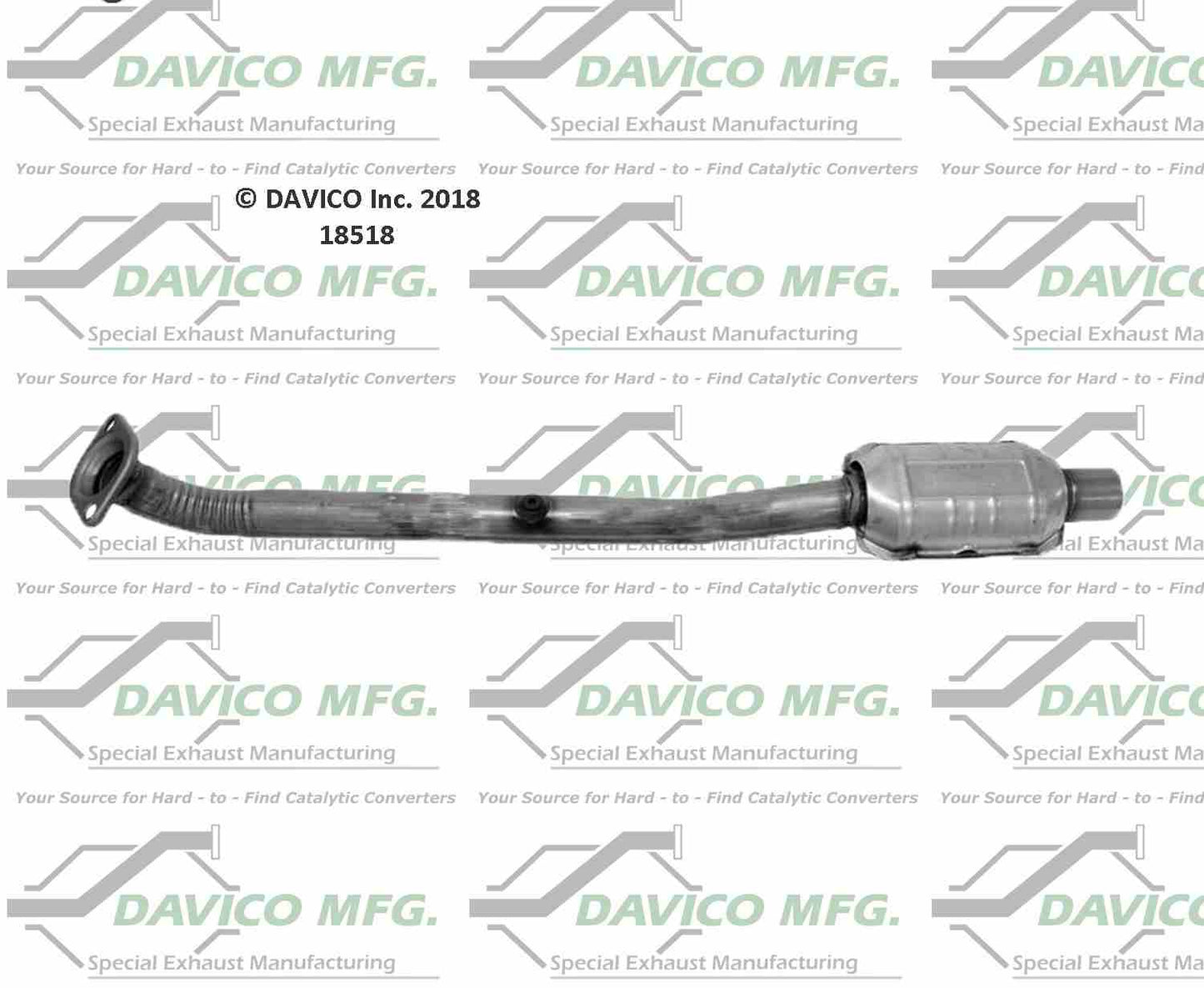 Davico Mfg Exact-Fit Catalytic Converter 18518