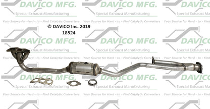 Davico Cats Direct Fit Catalytic Converter 18524