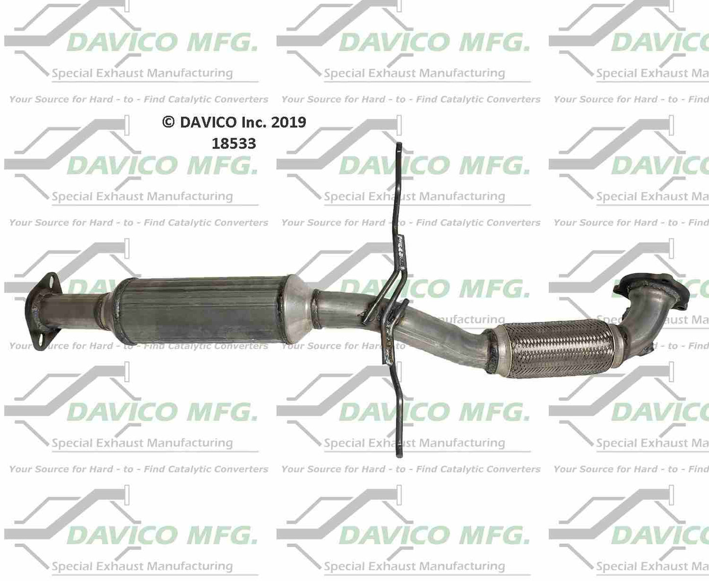 Davico Mfg Exact-Fit Catalytic Converter 18533