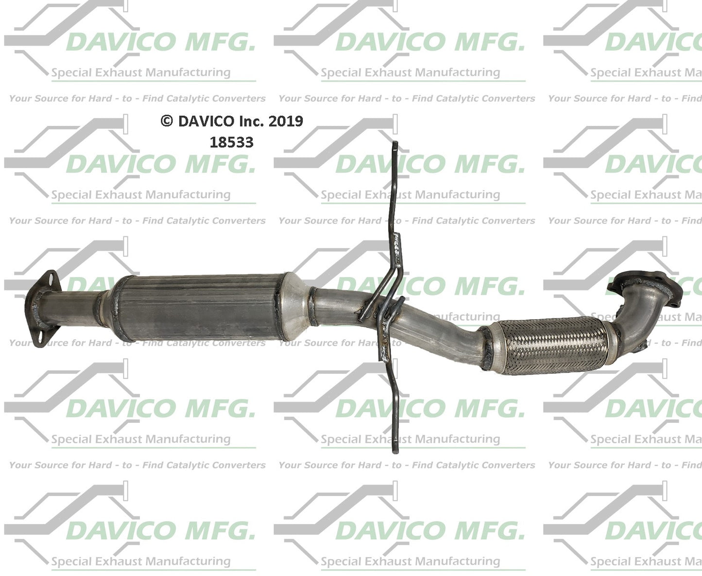 Davico Mfg Exact-Fit Catalytic Converter 18533