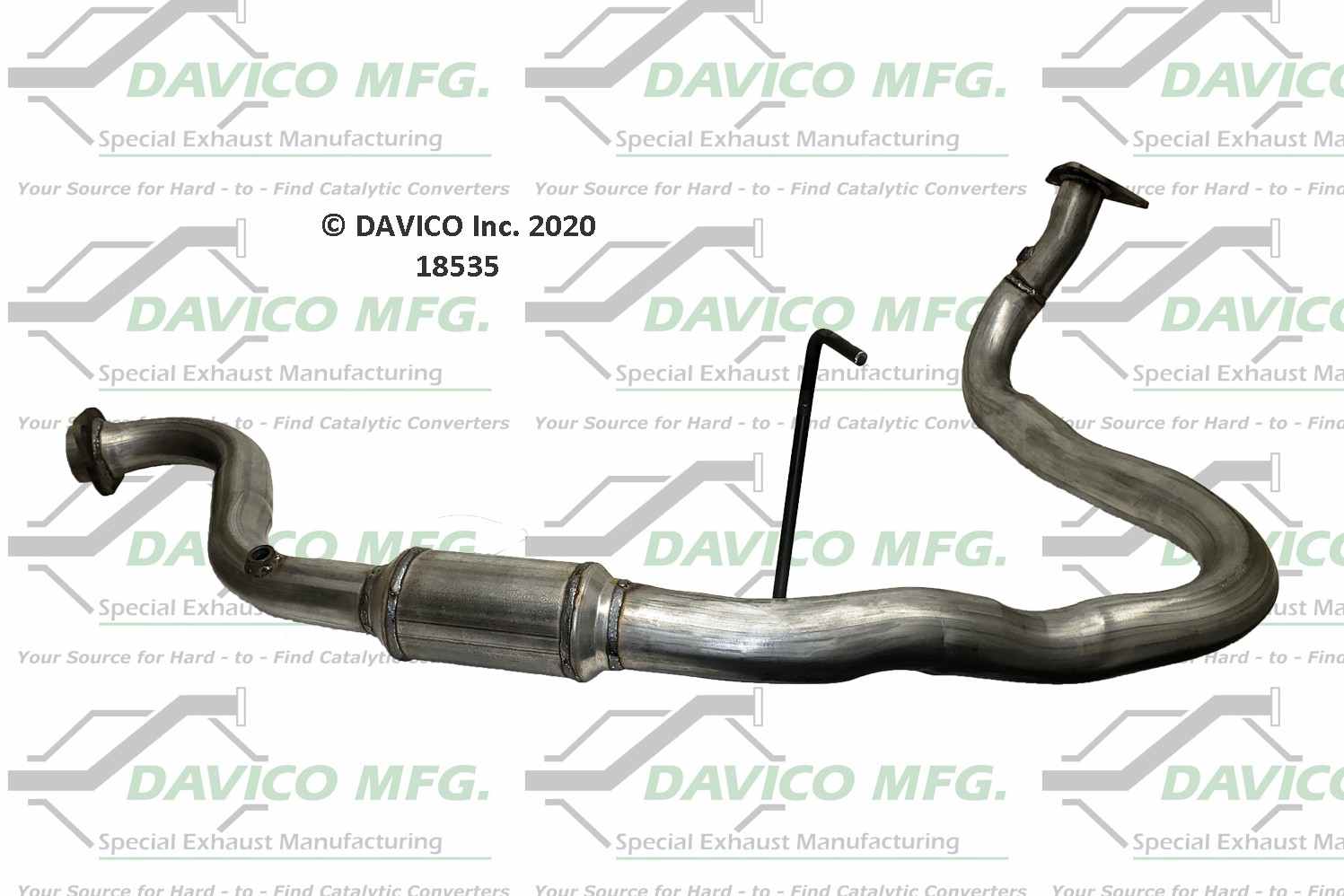 Davico Mfg Exact-Fit Catalytic Converter 18535